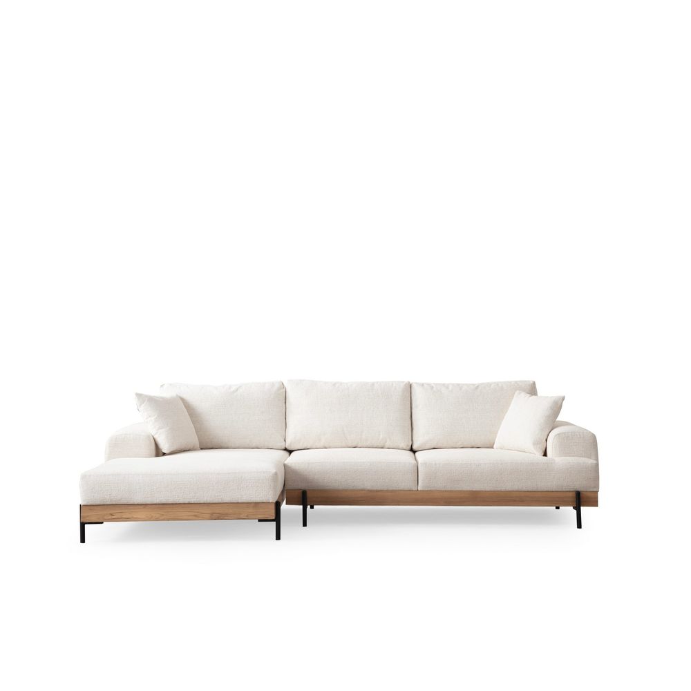 Ugaona garnitura Eti Oak Left - Bijela slika 7