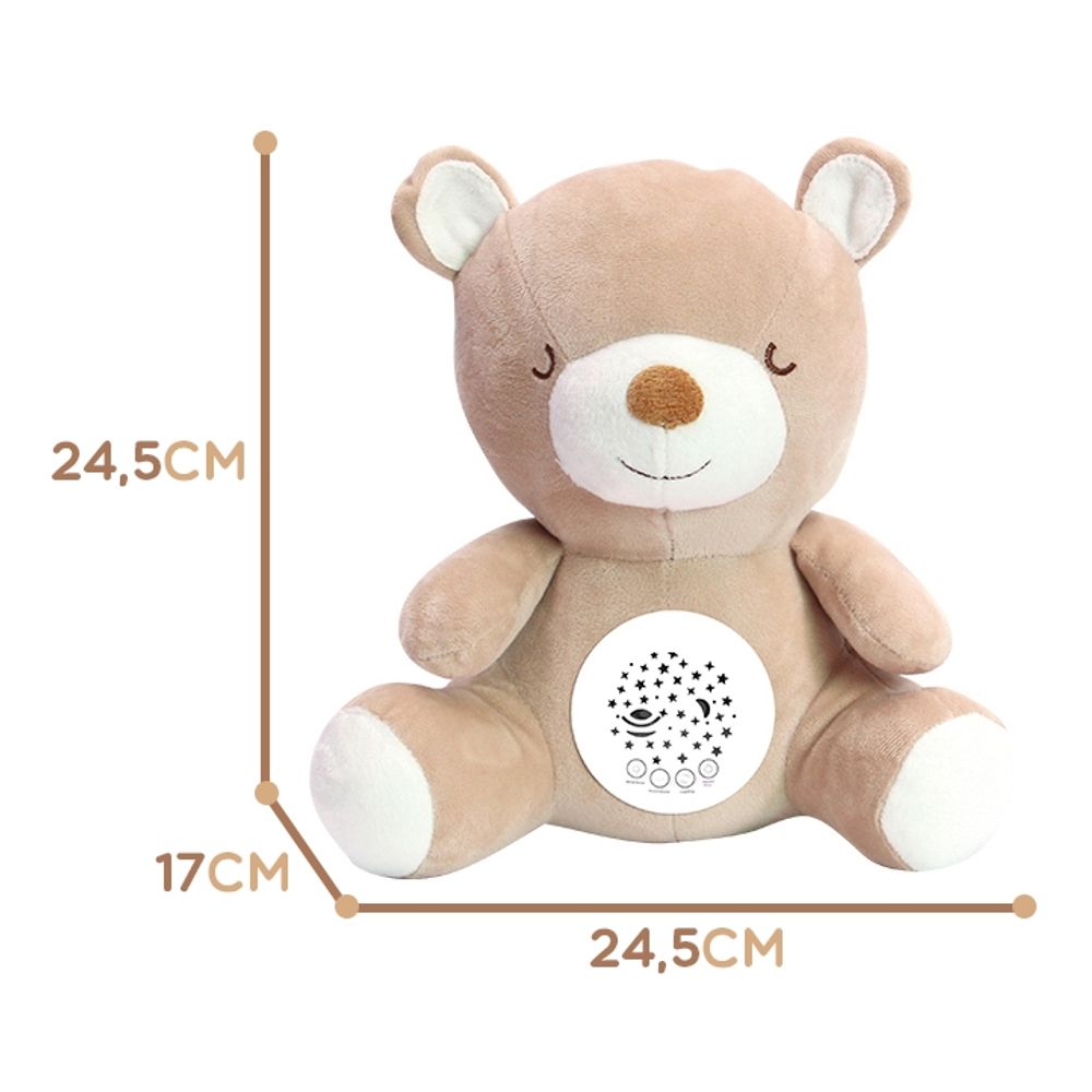 Woopie beba umiljata igračka spavač projektor 2u1 medo - 10 uspavanki slika 9