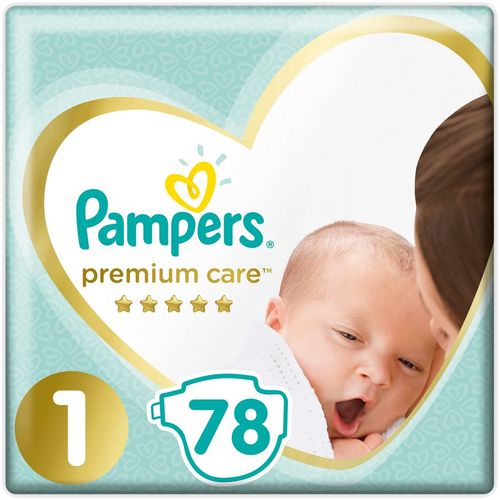 Pampers Premium Care, pelene s trakicama za učvršćivanje, veličina 1 slika 1