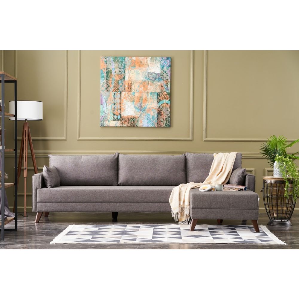 Bella Ugaona Sofa Desna - Smeđa slika 1
