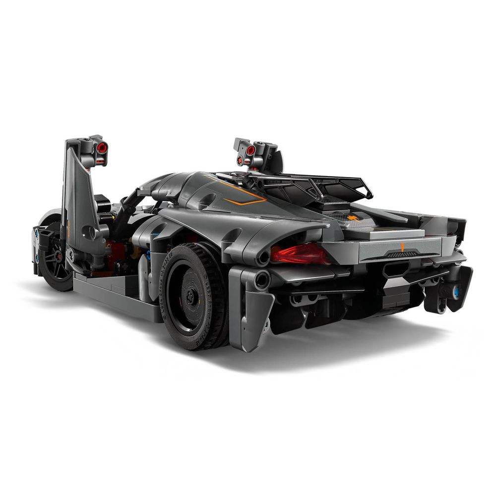 LEGO 42173 Koenigsegg Jesko Gray Hypercar slika 5