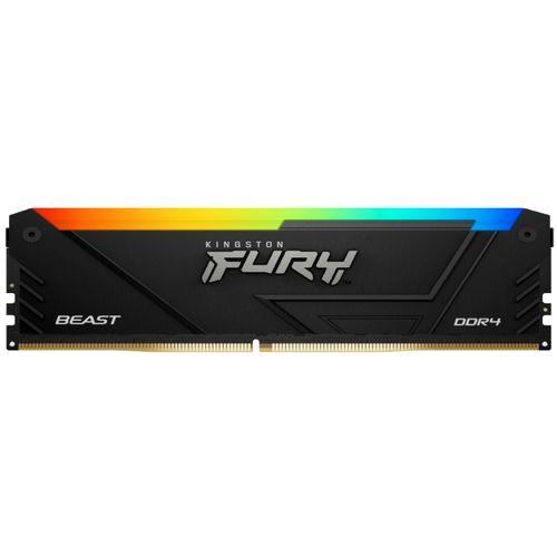 RAM DDR4 Kingston 8GB PC3600 KF436C17BB2A/8 RGB Fury Beast Black slika 1