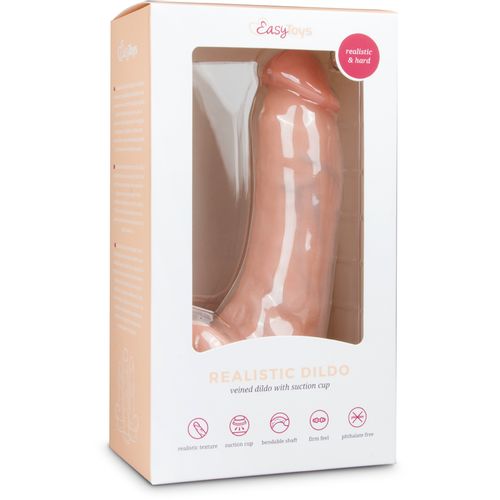 Realističan dildo - 20 cm, kožni slika 3