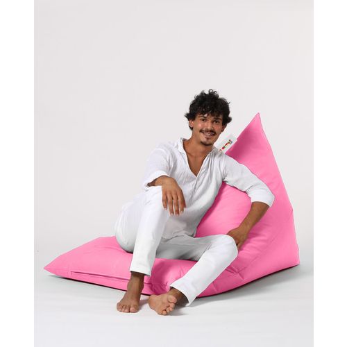 Atelier Del Sofa Pyramid Big Bed Pouf - Pink Pink Garden Bean Bag slika 12