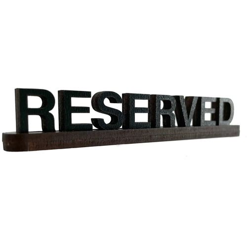 Znak za sto za restorane i kafice (RESERVED) slika 2
