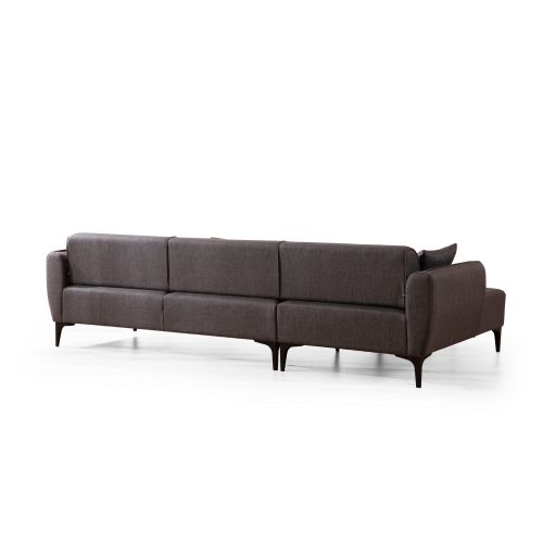 Atelier Del Sofa Kutna garnitura, Tamno siva, Belissimo Left - Dark Grey slika 7