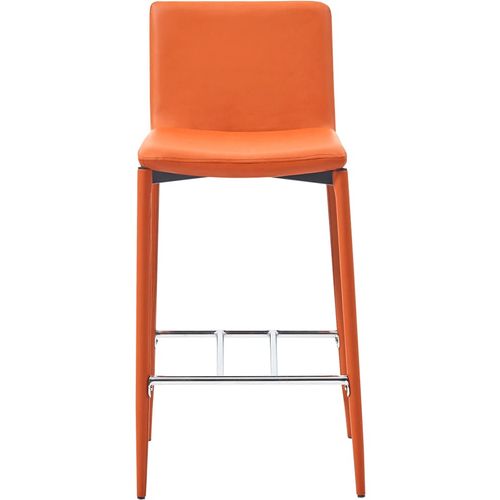 Barski stolci od umjetne kože 2 kom narančasti slika 42