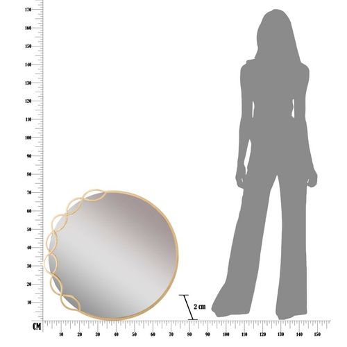 Mauro Ferretti Ogledalo eleonor cm 73,5x2x72 slika 7
