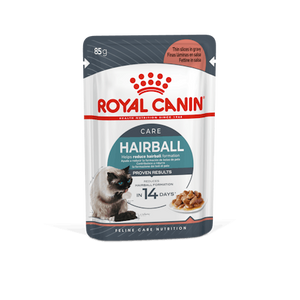 ROYAL CANIN FCN Hairball Gravy, potpuna hrana za odrasle mačke, pomoć za smanjenje stvaranja kuglica dlake u probavnom sustavu, u umaku, 12x85 g