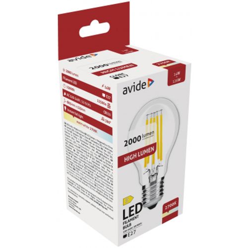 Avide LED sijalica E27 2000lm 2K 14W slika 3