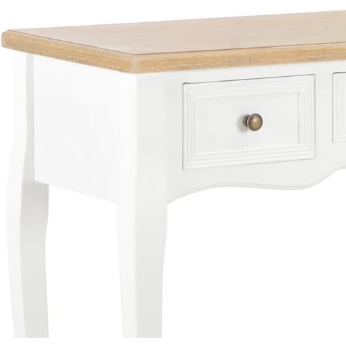 280044 Dressing Console Table with 3 Drawers White slika 31