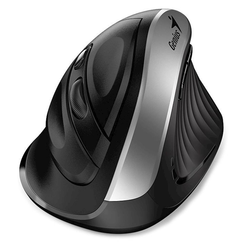 Miš Genius Ergo 8250S WL, srebrna slika 1