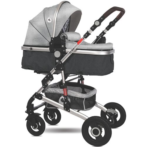 LORELLI ALBA PREMIUM Kolica 3u1 Opaline Grey: Košara + Autosjedalica + Zimska Navlaka (0mj+) - (do 15kg/96cm) slika 2