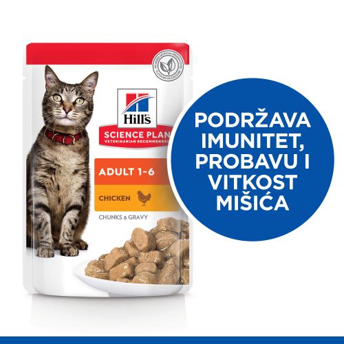 Hill's Science Plan Adult Hrana za Mačke, Piletina, 85 g slika 3