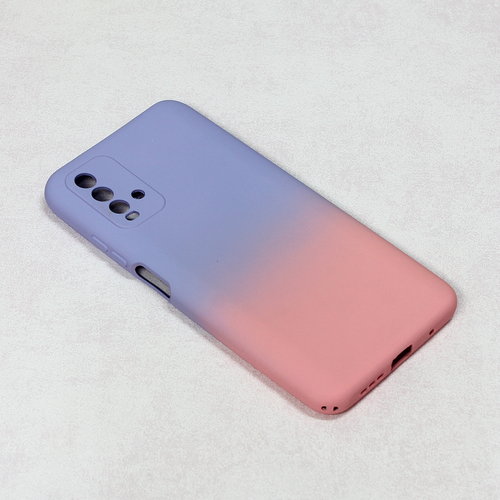 Maska Double Color za Xiaomi Redmi 9T/Note 9 4G/9 Power ljubicasto-roze slika 1