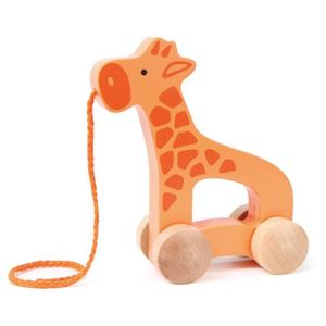 Hape Drvena igračka na povlačanje Žirafa