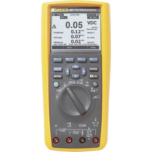 Fluke 287/FVF/EUR ručni multimetar  digitalni grafički zaslon, za pohranu podataka CAT III 1000 V, CAT IV 600 V Zaslon (brojevi): 50000 slika 4