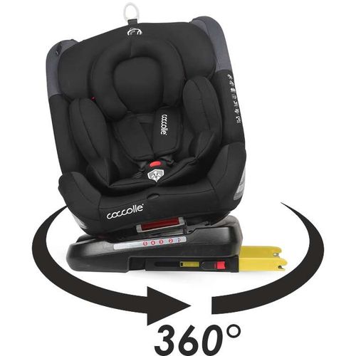 Coccolle Atira - Auto-Sedište Isofix 0-36 kg - Crna slika 3