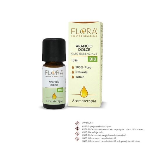 Eterično ulje Flora 10 ml Naranča slatka BIO  slika 1