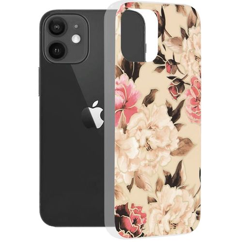 Techsuit Marble Series maska za iPhone 12 Mary Berry Nude slika 1