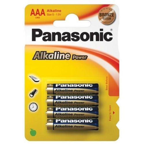 Panasonic alkalna baterija AAA LR03E, blister pakiranje, 4 komada slika 1