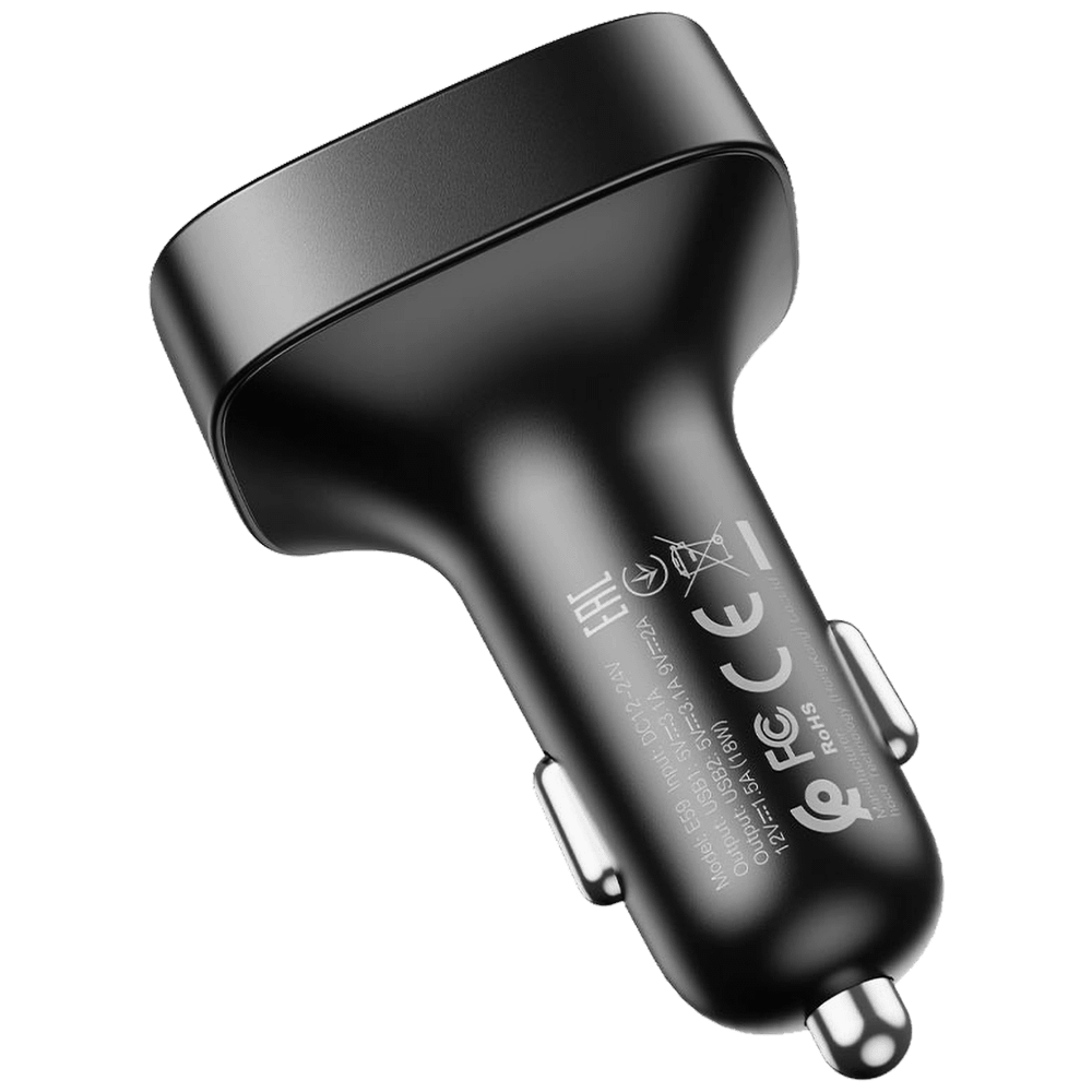 hoco. FM modulator, Bluetooth, 12/24V, 2 x USB, microSD, PD 18W - E59 Promise slika 4