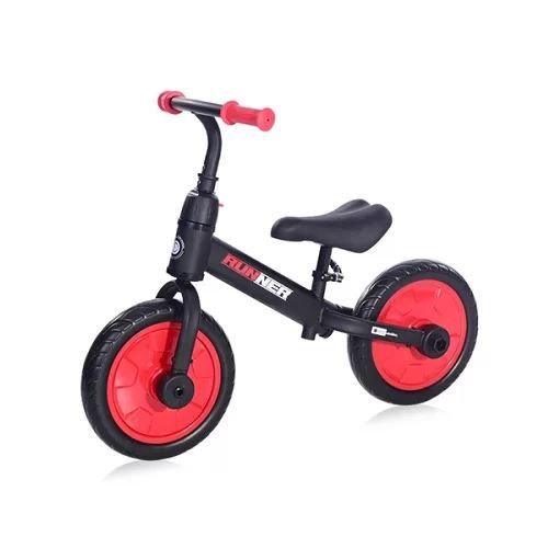 Lorelli Balance Bike Runner 2U1 Black&Red slika 2