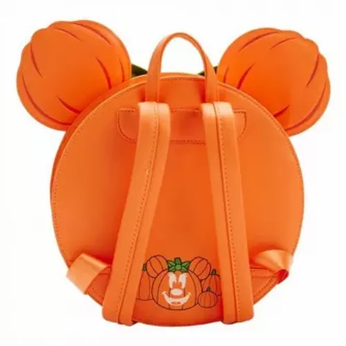 Disney Glow Face Minnie Pumpkin Minnie Mini Backpack slika 3