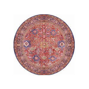 Soul Chenille - Crveni AL 181 Višebojni Tepih (150 cm)