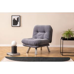 Misa Small Solo - Sivi Sofa na Razvlačenje za Jednu Osobu