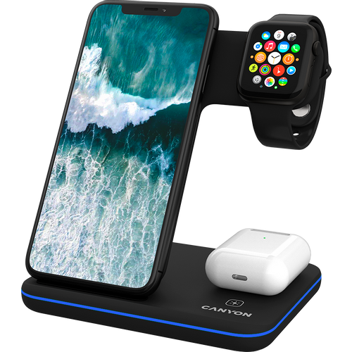 CANYON WS-303, 3in1 Wireless charger slika 1