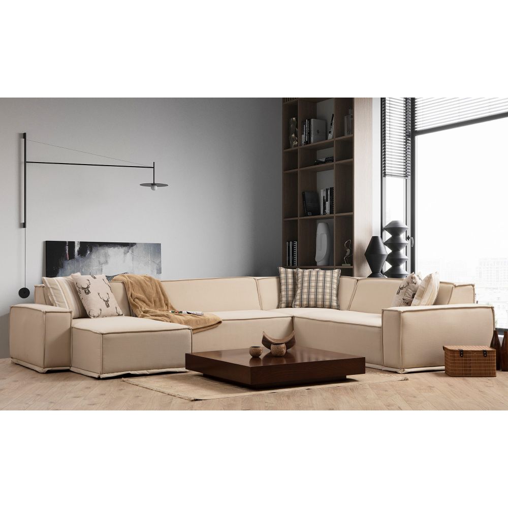 Lego Corner (Chl-02-C-2R) - Krem Krem Kutić Sofa slika 1