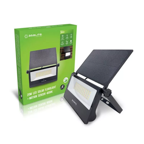 ASALITE LED solarni reflektor 20W 4000K, 1800Lm slika 1