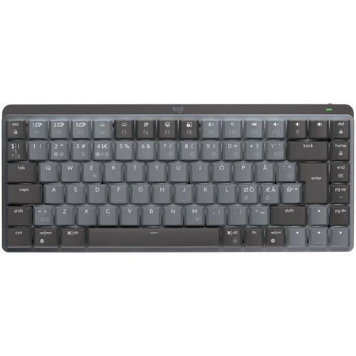 Logitech MX Mechanical Mini Bluetooth Osvijetljena Tipkovnica - Grafitna - Klikajući Prekidači slika 1