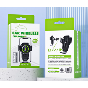 Bavin auto držač/wirelees punjač 15W