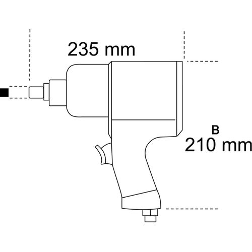 Beta pneumatski udarni ključ 1/2" 1750Nm 1927P slika 3