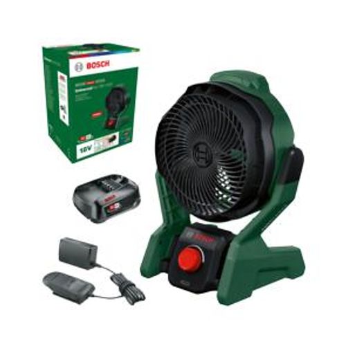 Bosch UniversalFan 18V-1000, aku ventilator set, baterija PBA 18V 2.0Ah + Punjač AL 18V-20 slika 1