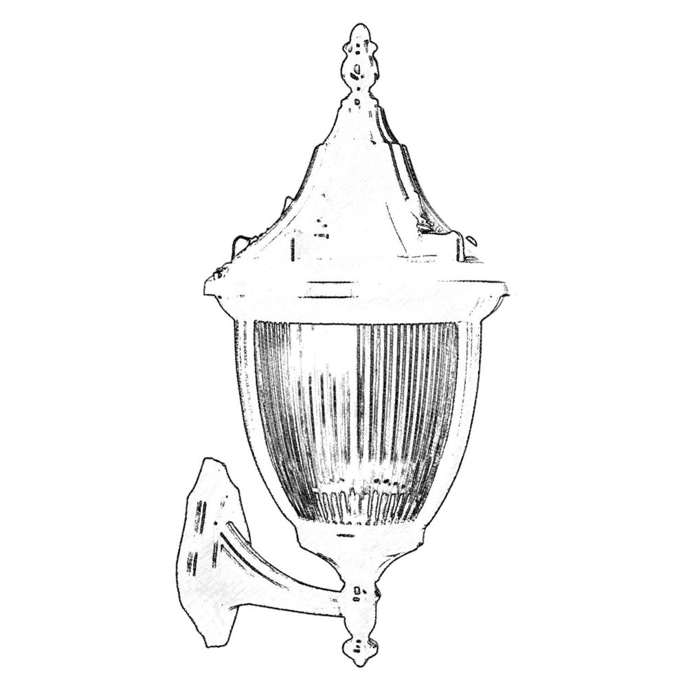 BAP-68186-BSY-M1 Crna Spoljna Zidna Lampa slika 2