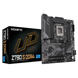 Gigabyte Z790 S DDR4 LGA1700, Z790 Chipset, Supports Intel Core 14th/ 13th /12th processors, 4x DDR4 DIMMs XMP Memory Module Support