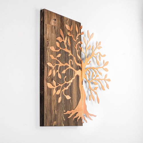 Wallity Drvena zidna dekoracija, Tree - Copper slika 5