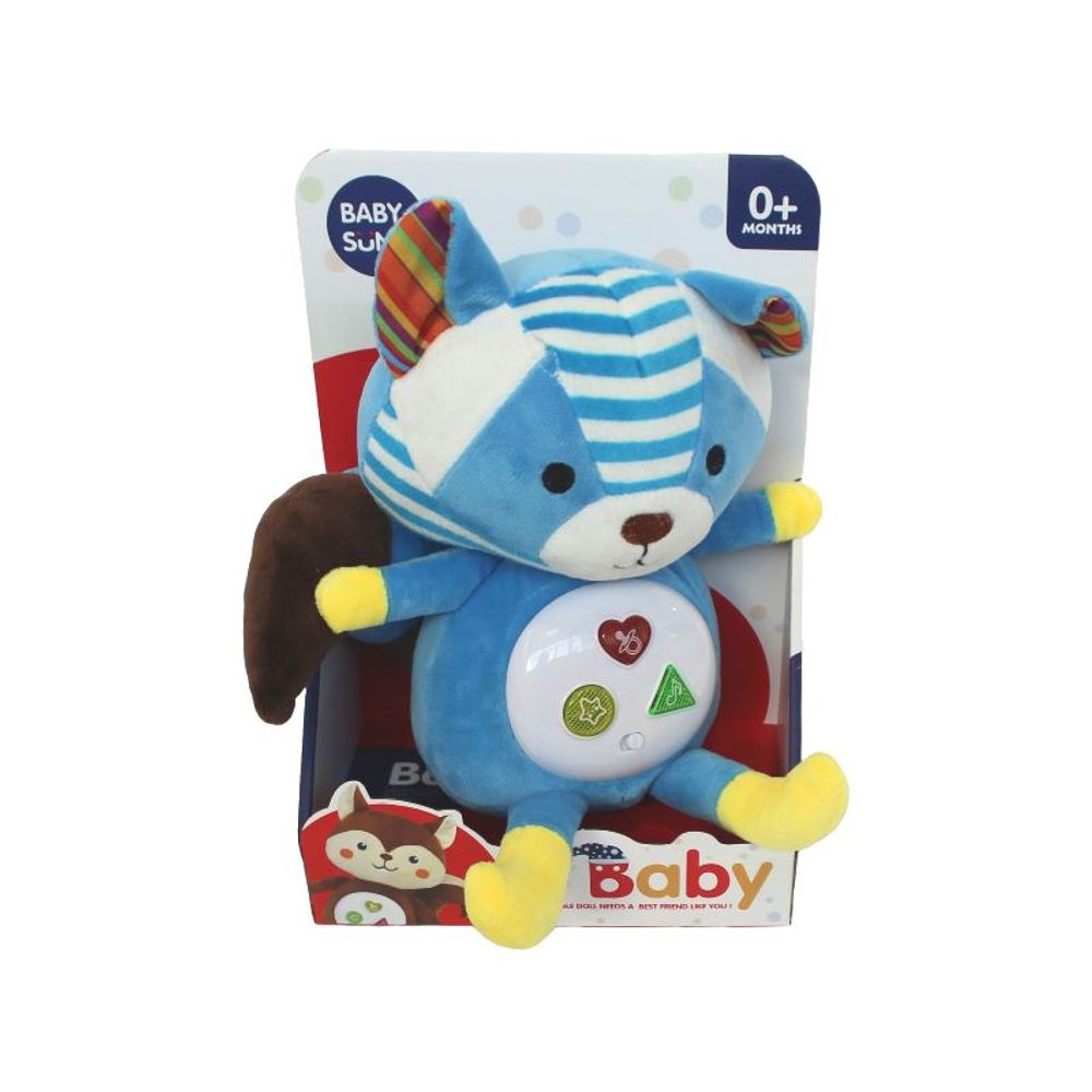 BABY SÜNKi Plišana igračka Rakun sa muzikom slika 1