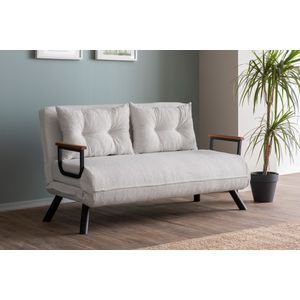 Atelier Del Sofa Dvosjed, Sando 2-Seater - Teddy Fabric - Cream