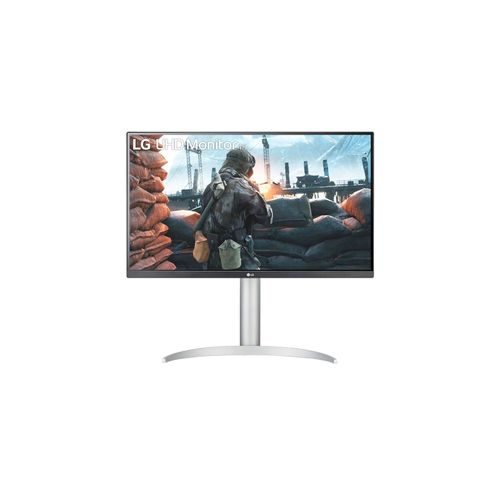 LG 27UP650P-W 27'' IPS 4K UHD 3840x2160@60Hz, 16:9, 1200:1, 5ms, 400cd/m², 178°/178°, HDR10, 2 HDMI, 1 DP 1.4, AMD FreeSync, VESA 100x100mm, Tilt, Height, Black/Silver, 3yw slika 1