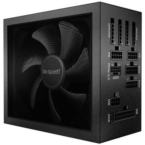 be quiet! BN335 DARK POWER 13 1000W, 80 PLUS Titanium efficiency (up to 95.2%), ATX 3.0 PSU with full support for PCIe 5.0 GPUs and GPUs with 6+2 pin connector, Overclocking key switches between four 12V rails and one massive 12V rail slika 1
