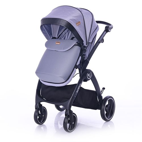 LORELLI ADRIA Kolica Grey 2u1 SET: Košara + Putna Torba + Zimska Navlaka (do 15 kg) slika 8