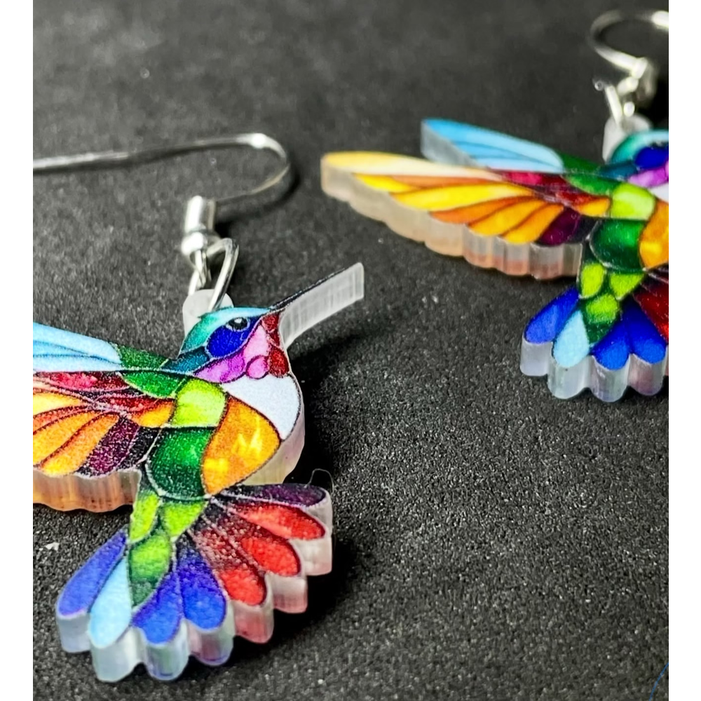 Naušnice Kolibri u letu slika 2