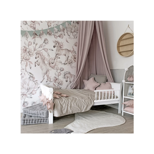 Woodies krevetić Noble Toddler 140x70 white slika 1