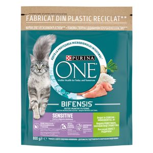 PURINA ONE® SENSITIVE Bogata puretinom i rižom, 8x800g