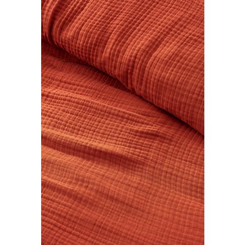 Muslin - Tile Red (220 x 250) Tile Red Double Bedspread slika 2