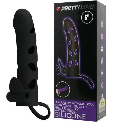 Pretty Love navlaka za penis s vibratorom 15,2 cm slika 7